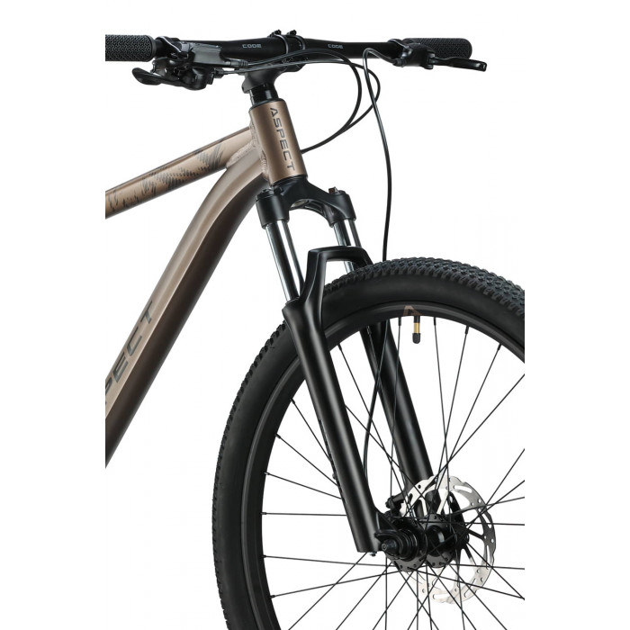 27.5" Велосипед Aspect RADIUM PRO, рама алюминий 18, 8ск., HD, бежевый, 2025