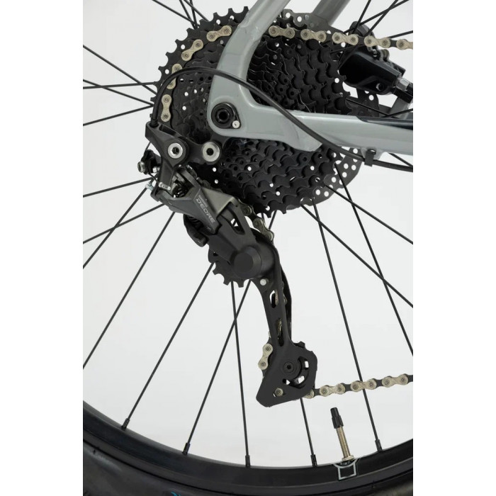 27.5" Велосипед REBEL RISE 259, рама алюминий 21.5, 10ск, HD, серый, 2024