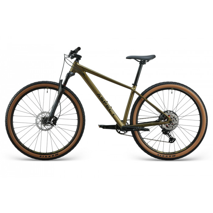 29" Велосипед Aspect AMP EXPERT, рама алюминий 20, 12ск., HD, золотой, 2025