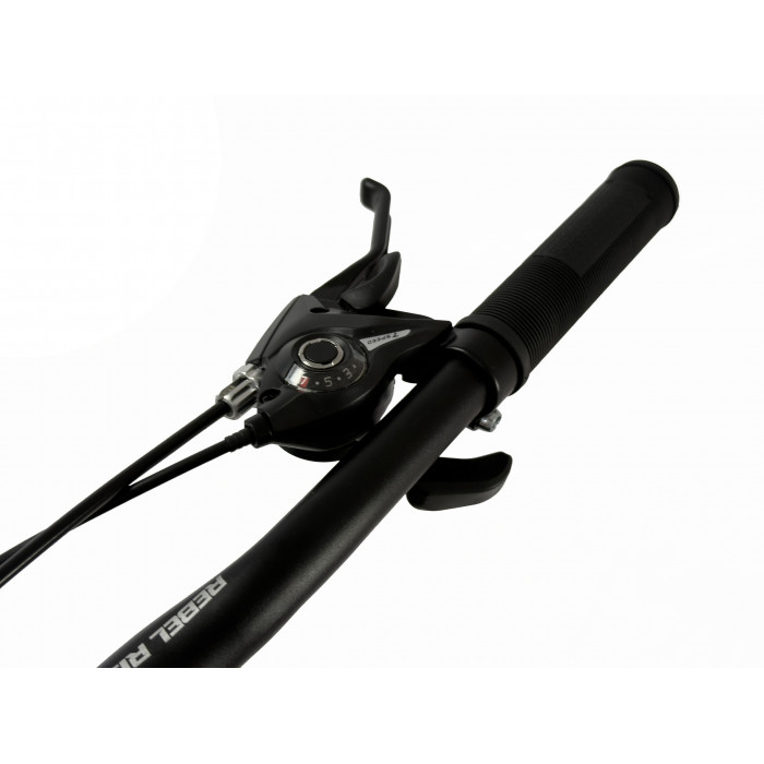 27.5" Велосипед REBEL RISE RANGER R3 087, рама сталь 18, 21ск., MD, dark black, 2025