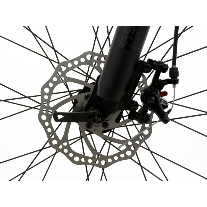 27.5" Велосипед REBEL RISE RANGER R3 087, рама сталь 18, 21ск., MD, dark black, 2025