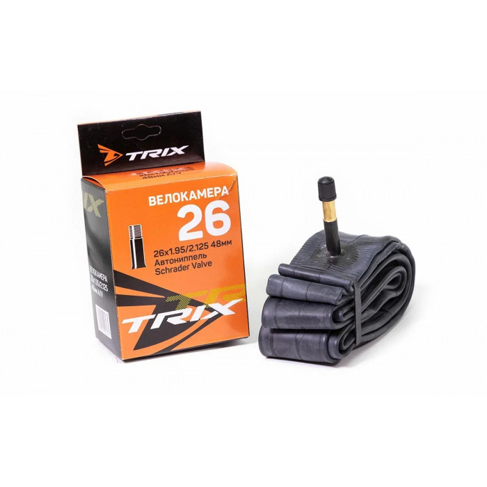 Камера 26x1.95-2.125 TRIX, A/V 48мм, бутиловая