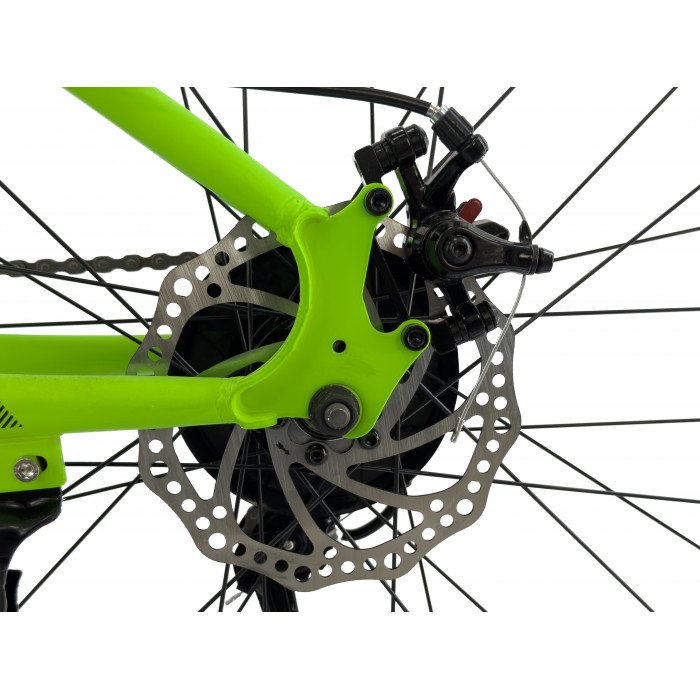 26" Велосипед REBEL RISE RANGER R5 095, рама сталь 19.5, 21ск., MD, green, 2025