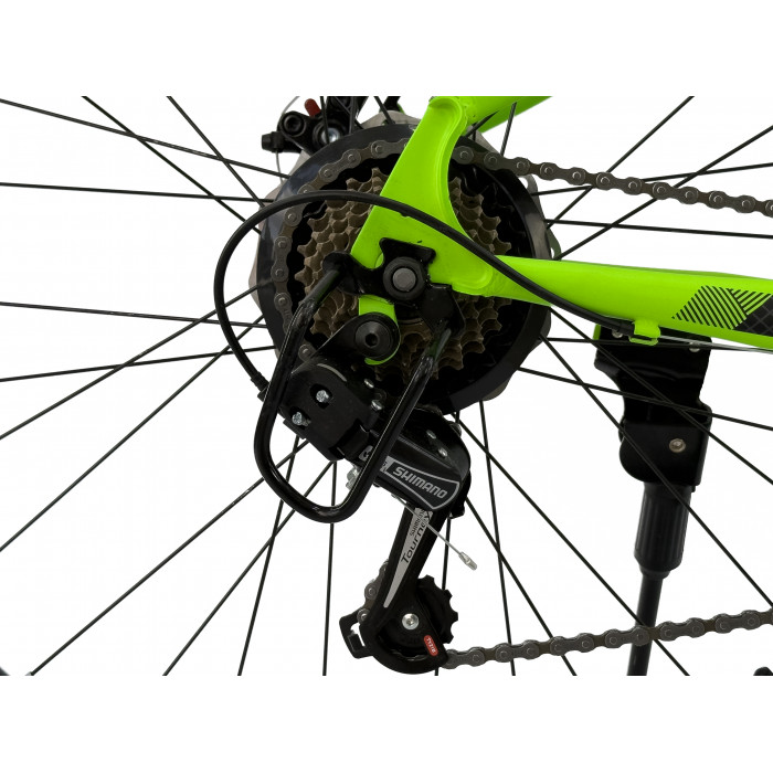 26" Велосипед REBEL RISE RANGER R5 095, рама сталь 19.5, 21ск., MD, green, 2025