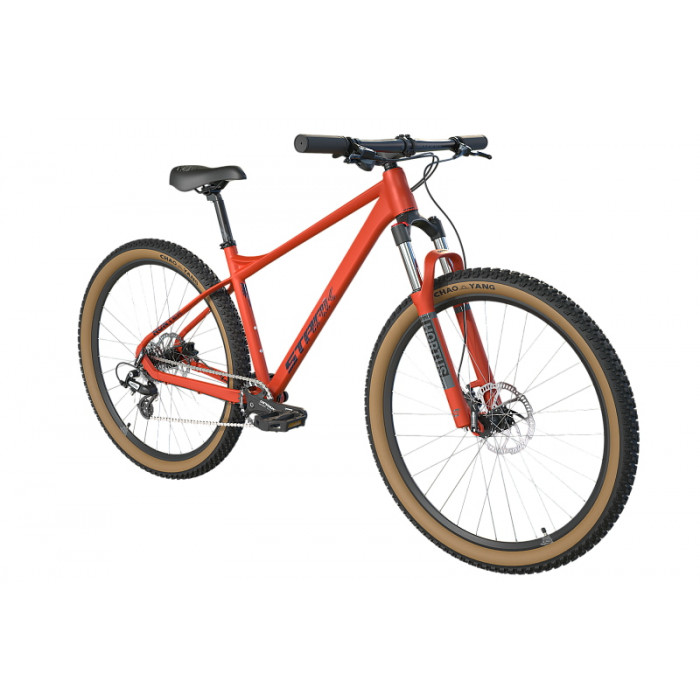 29" Велосипед Stark Hunter 29.2, рама алюминий 19, 8ск, HD, оранжевый матовый/грозовой, 2025