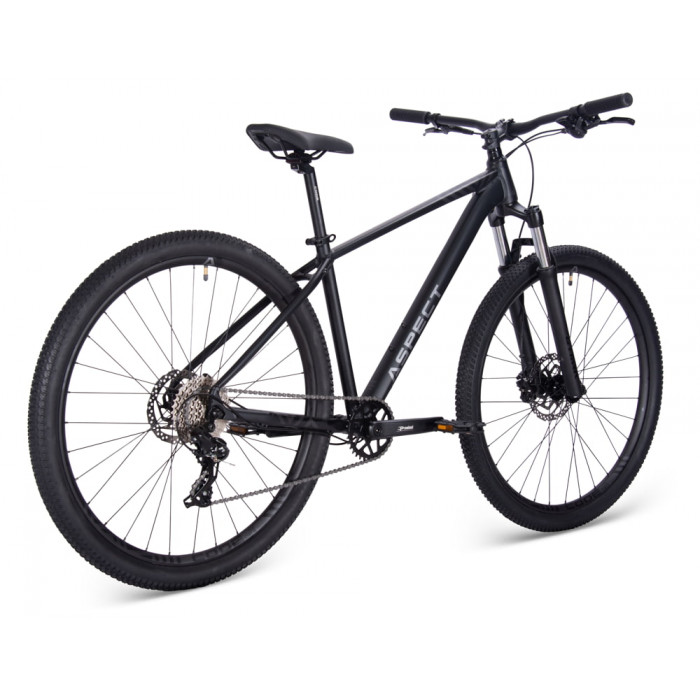 29" Велосипед Aspect NICKEL, рама алюминий 18, 8ск., HD, черный, 2025