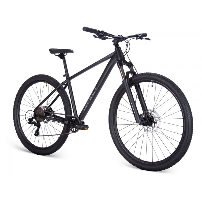 29" Велосипед Aspect NICKEL, рама алюминий 18, 8ск., HD, черный, 2025