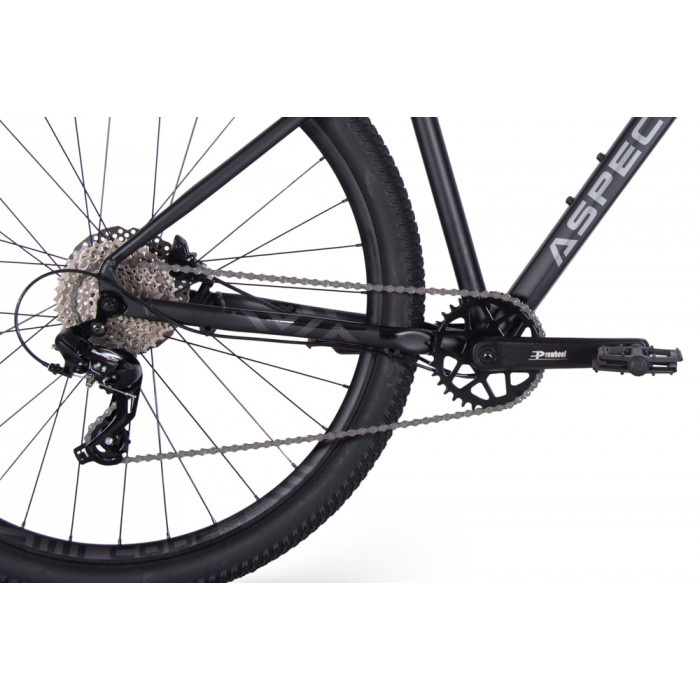 29" Велосипед Aspect NICKEL, рама алюминий 18, 8ск., HD, черный, 2025