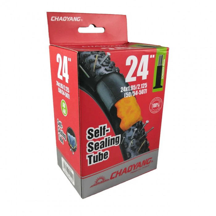 Камера 24x1.95-2.125 CHAOYANG, A/V 48мм, герметик