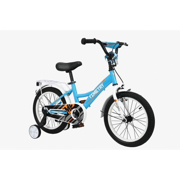 12" Велосипед TT5013, рама сталь, 1ск, V-brake, синий, 2024