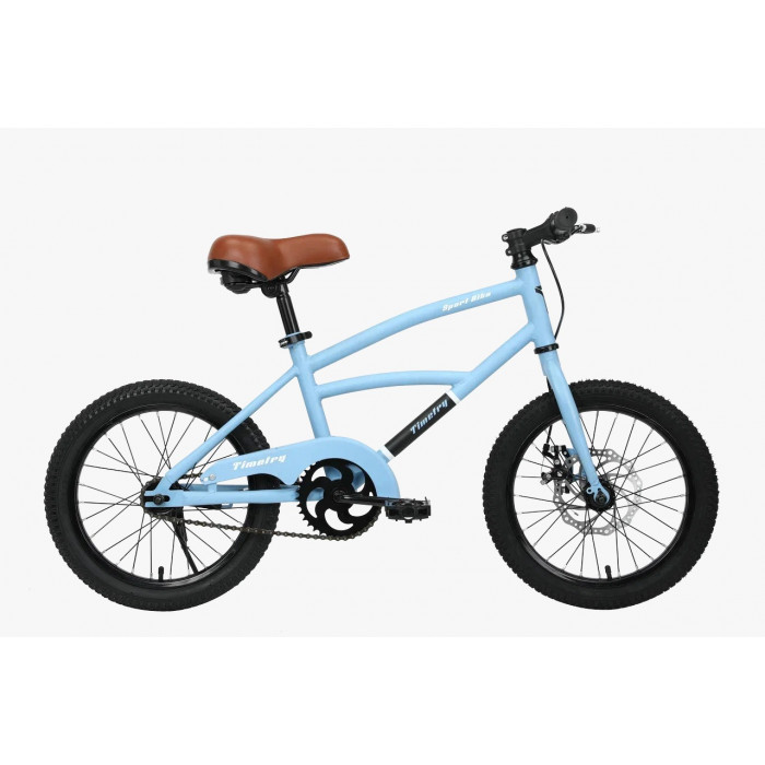 16" Велосипед TT5018, рама сталь, 1ск, MD, синий, 2024