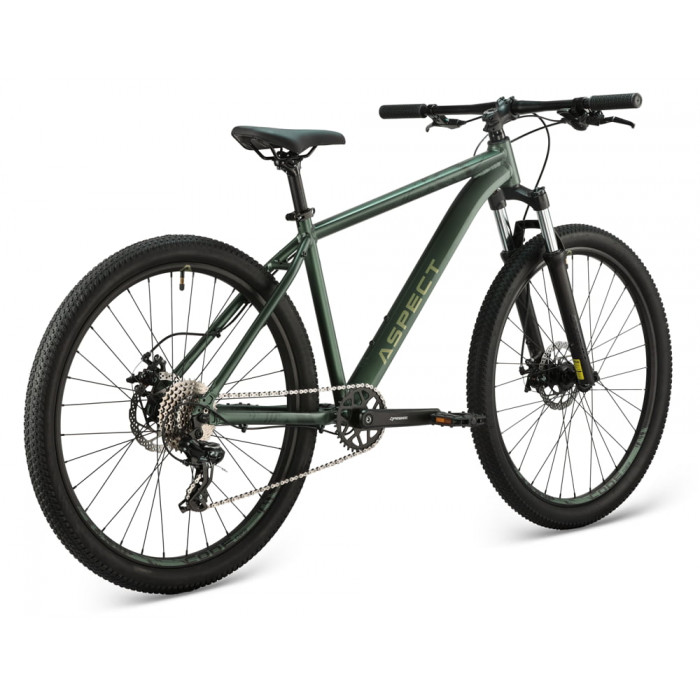 27.5" Велосипед Aspect RADIUM, рама алюминий 18, 8ск., MD, зеленый, 2025