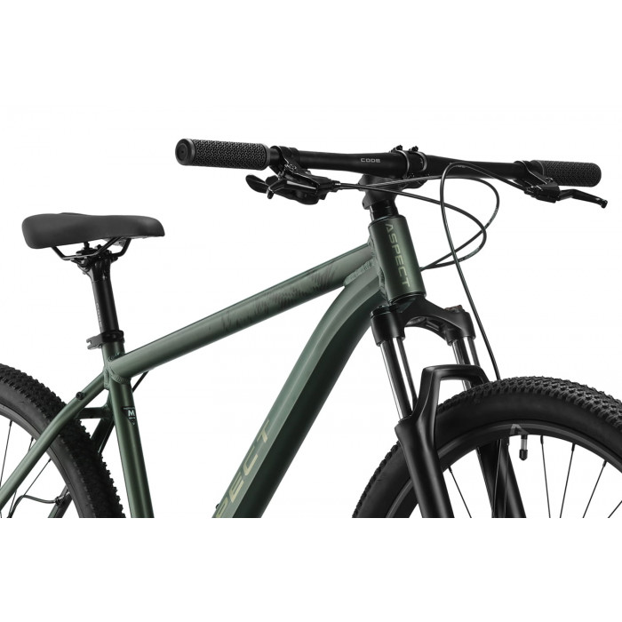 27.5" Велосипед Aspect RADIUM, рама алюминий 18, 8ск., MD, зеленый, 2025