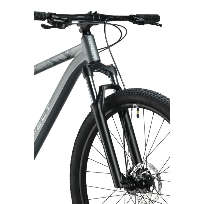 27.5" Велосипед Aspect RADIUM, рама алюминий 16, 8ск., MD, серый, 2025