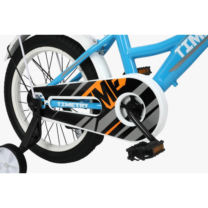 12" Велосипед TT5013, рама сталь, 1ск, V-brake, оранжевый, 2024