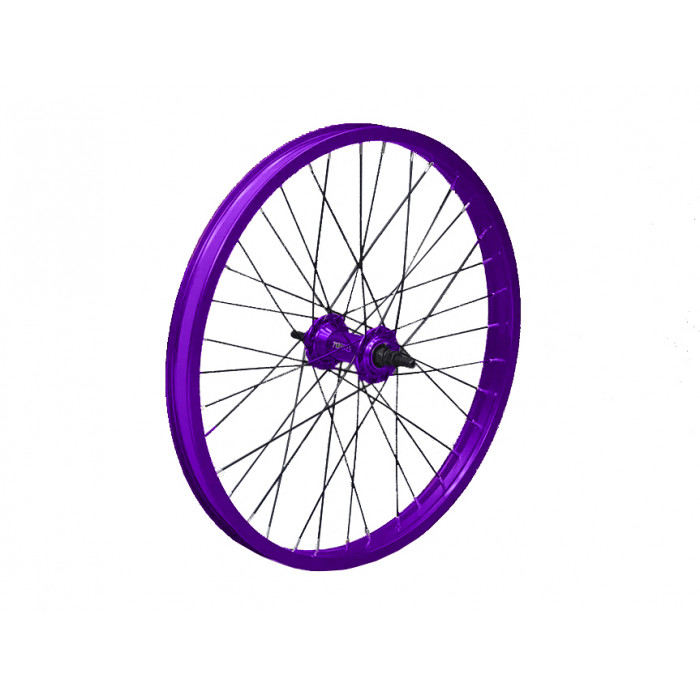 Колесо переднее 20" 713 BIKES, обод двойной алюминиевый, 36H, под дисковый тормоз, 729