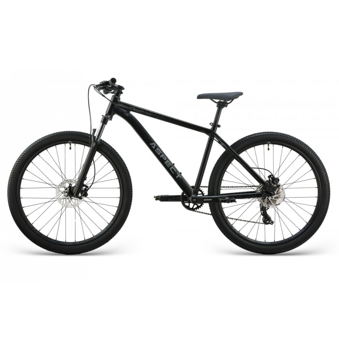 27.5" Велосипед Aspect RADIUM PRO, рама алюминий 18, 8ск., HD, черный, 2025
