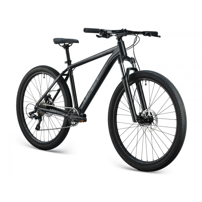 27.5" Велосипед Aspect RADIUM PRO, рама алюминий 18, 8ск., HD, черный, 2025