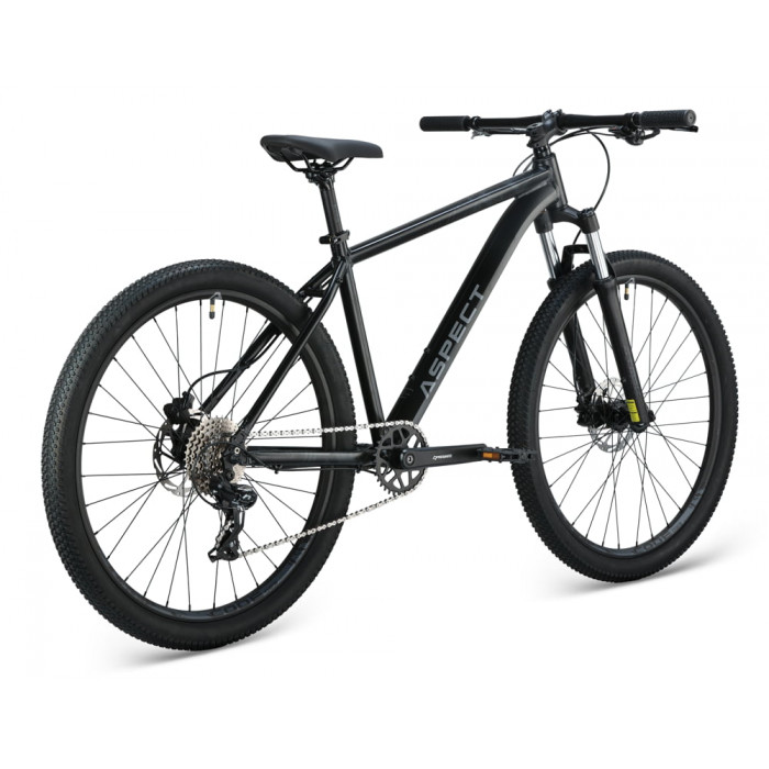 27.5" Велосипед Aspect RADIUM PRO, рама алюминий 18, 8ск., HD, черный, 2025