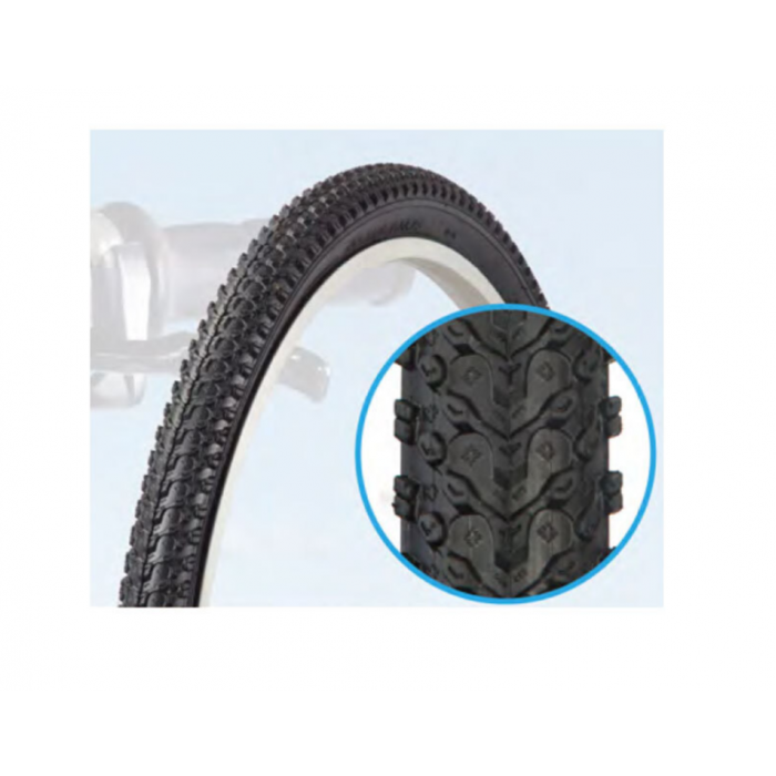 Покрышка 24x2.125 TRIX TXBM-036, 57-507, горная низкая, черная