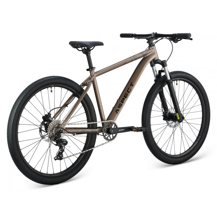 27.5" Велосипед Aspect RADIUM PRO, рама алюминий 16, 8ск., HD, бежевый, 2025