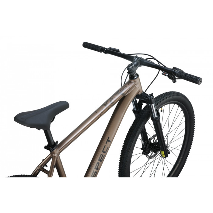 27.5" Велосипед Aspect RADIUM PRO, рама алюминий 16, 8ск., HD, бежевый, 2025