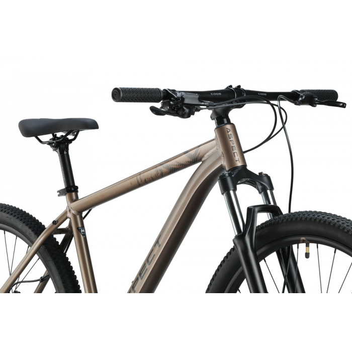 27.5" Велосипед Aspect RADIUM PRO, рама алюминий 16, 8ск., HD, бежевый, 2025