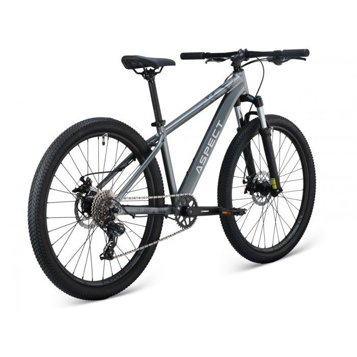 26" Велосипед Aspect RADIUM, рама алюминий 16, 8ск., MD, серый, 2025