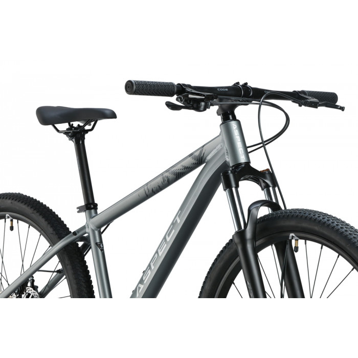 26" Велосипед Aspect RADIUM, рама алюминий 16, 8ск., MD, серый, 2025